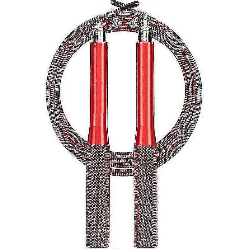Fast Jump Rope With Aluminum Handle, Red