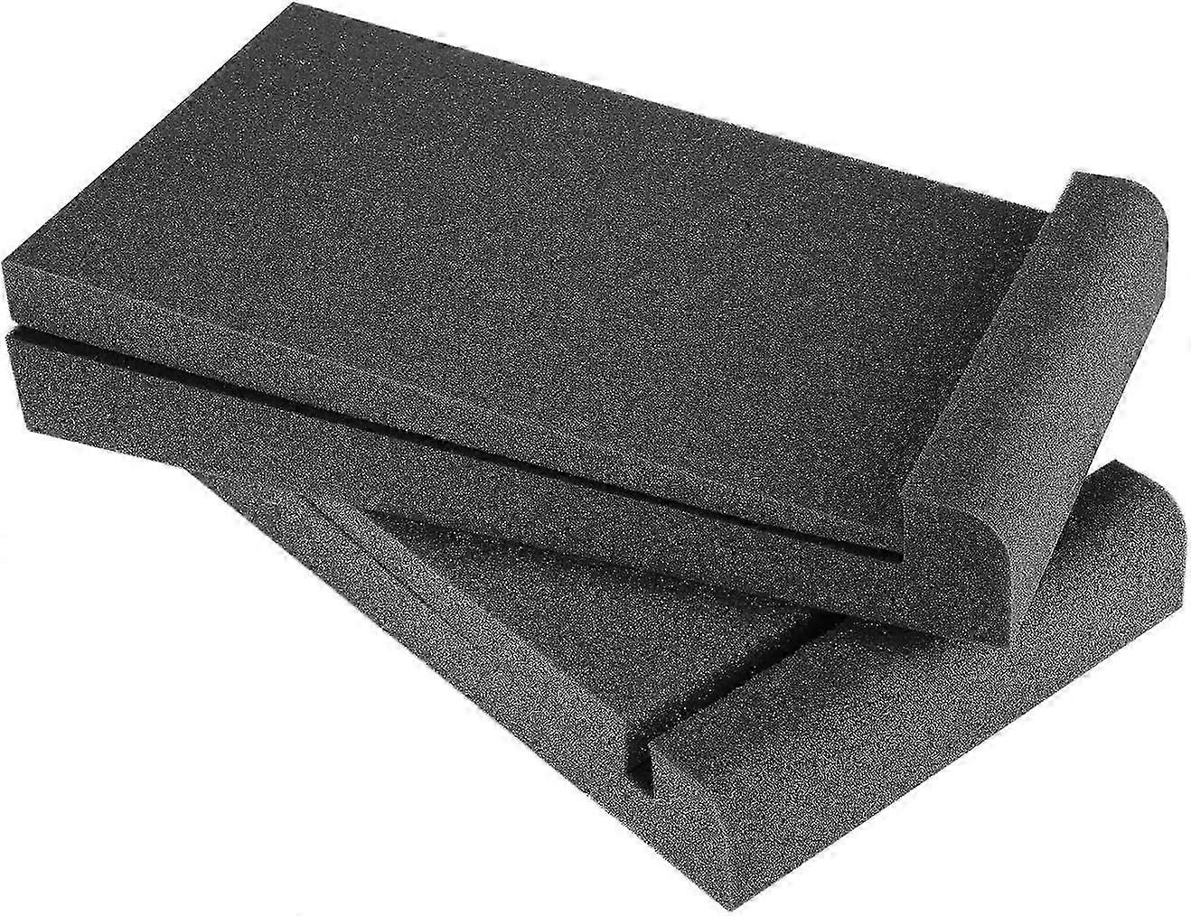 Isolation Foam for Studio Monitors, High Density Acoustic Foams, Compatible with Most Speakers (Black) (30x17cm)