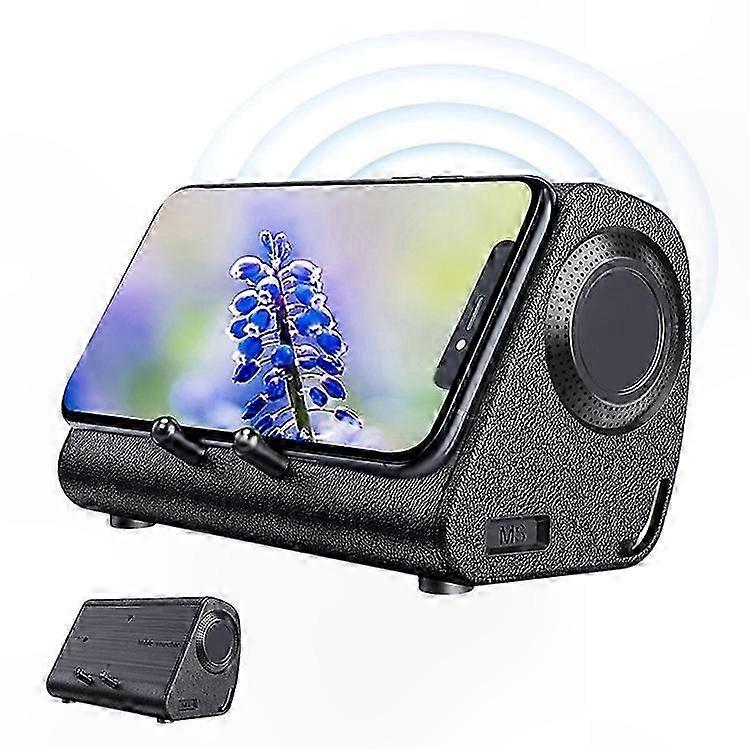 Wireless Magnetic Soundbar Speaker with Phone Holder Stand for Stereo Music Playback