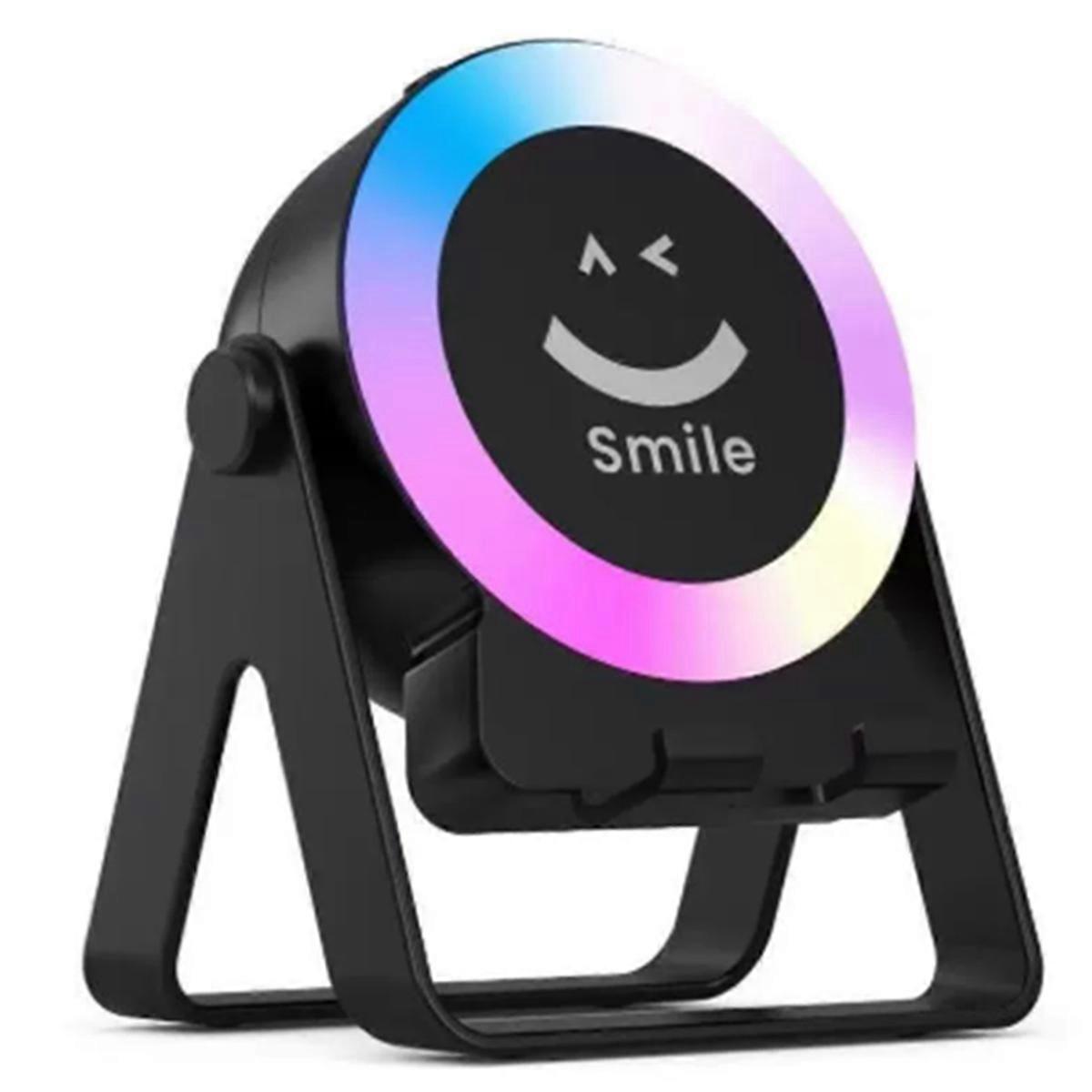 Colorful Light Sensing Bluetooth Speaker, Desktop Phone Holder, Small Speaker, Subwoofer, Mini Bluetooth Speaker