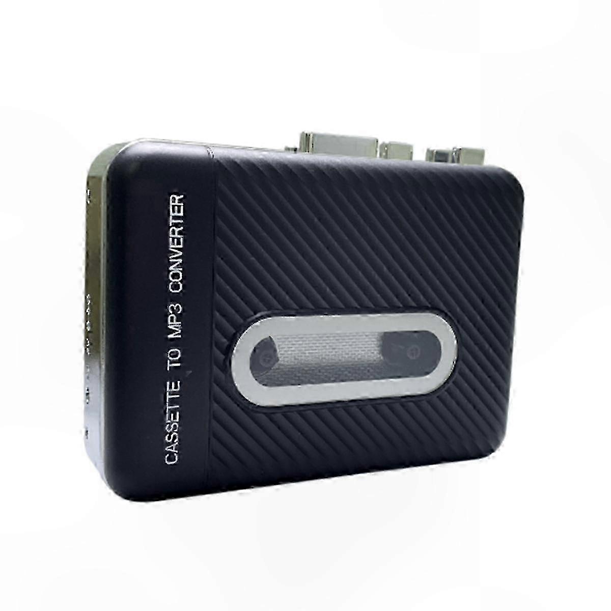 USB Cassette Tape to MP3 Converter Portable Player for Tapes, Direct U Disk Transfer Without Computer