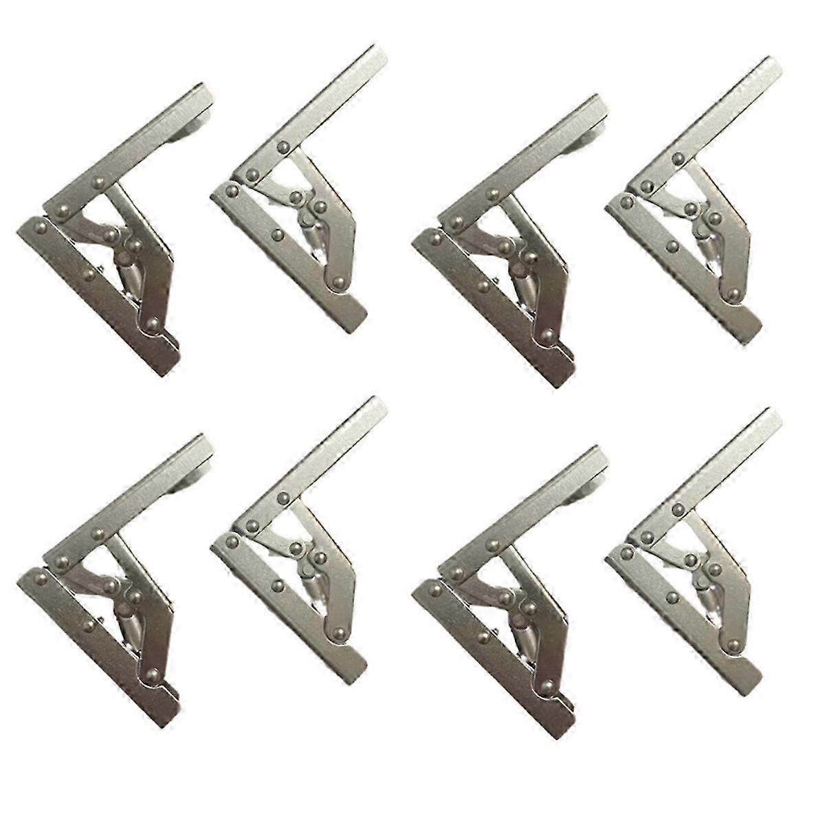 New Hinges Brackets Spring for 8pcs Self-Locking Folding Cabinets Installation Tools - Replace Old Hinges