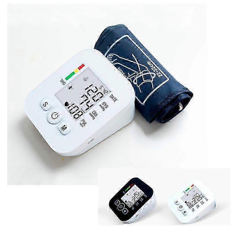 Wrist Blood Pressure Monitor Smart Monitor with Voice Function Digital Oxygen Meter