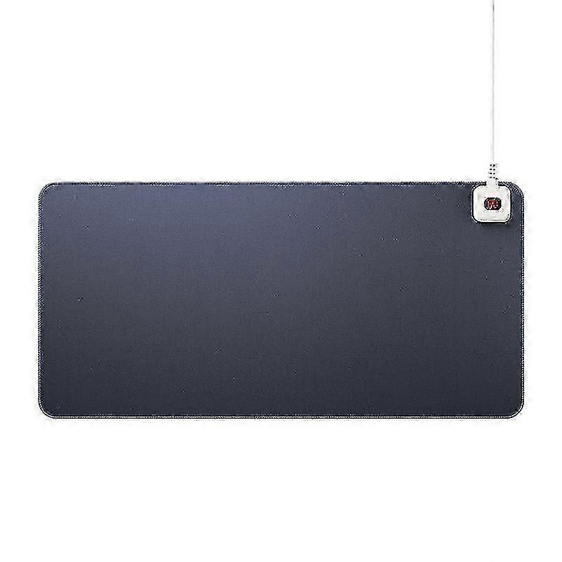 Heated Mouse Pad Digital Display Temperature Adjustable Non-slip Splash-proof Comfortable Keep Warm 6 Gears Electric Heating Mouse Mat Hand Warmer For