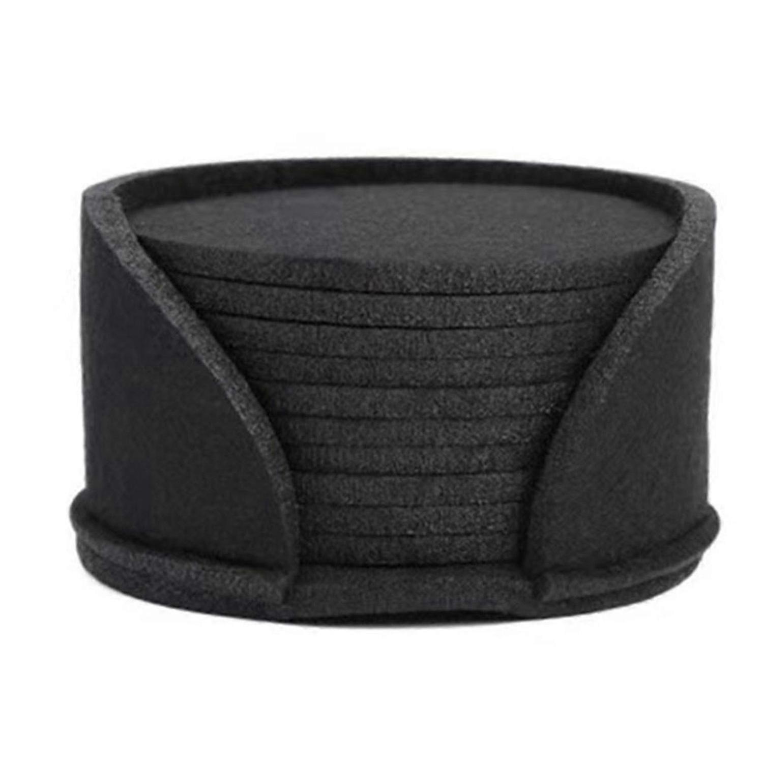 Coaster Dining Table Protector Pad Heat Cup Mat,Black