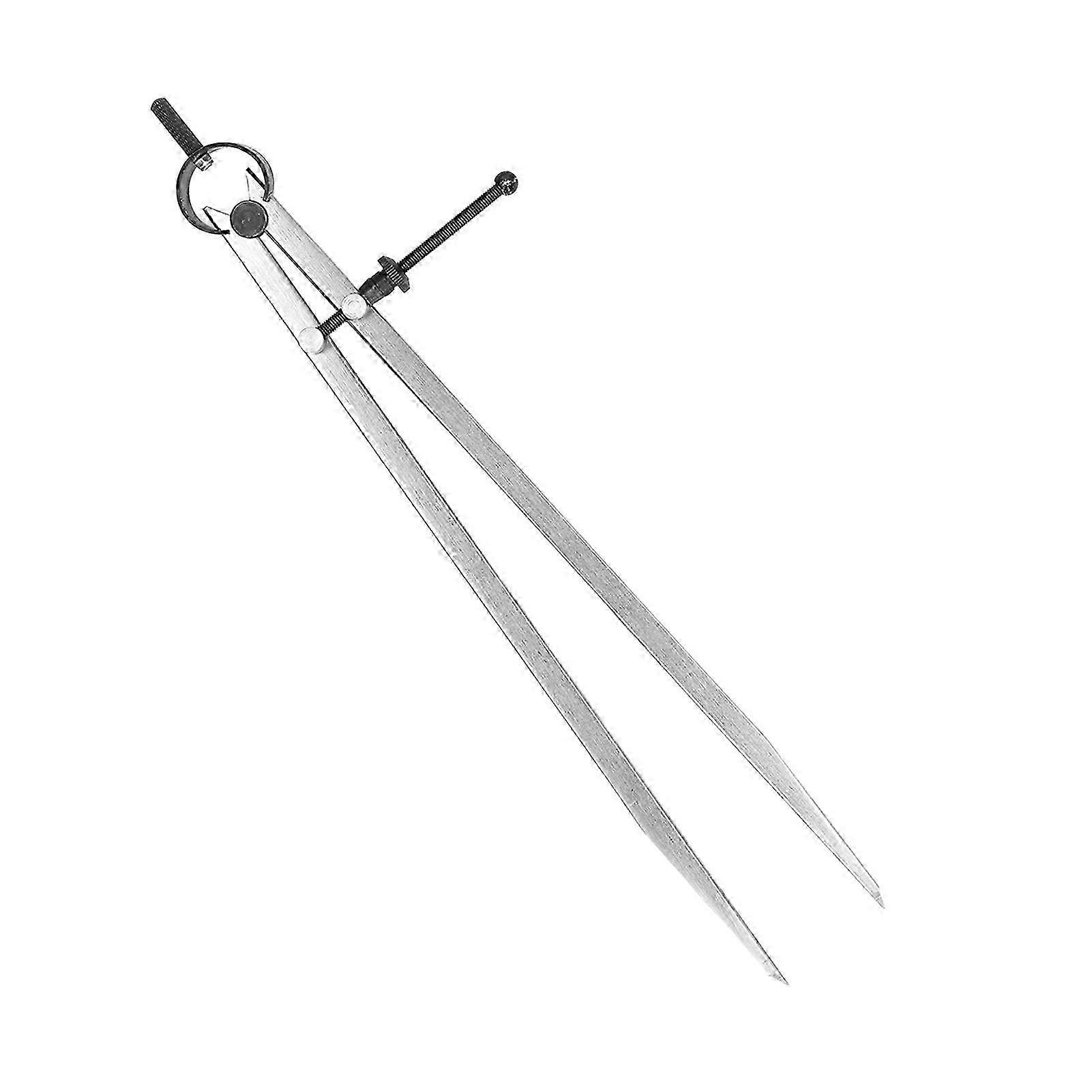 2025 Wing Divider Adjustable Divider Calipers with Spring Nut for Leather Scribing and Marking300mm