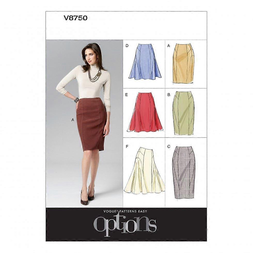 Vogue Paper Sewing Pattern 8750