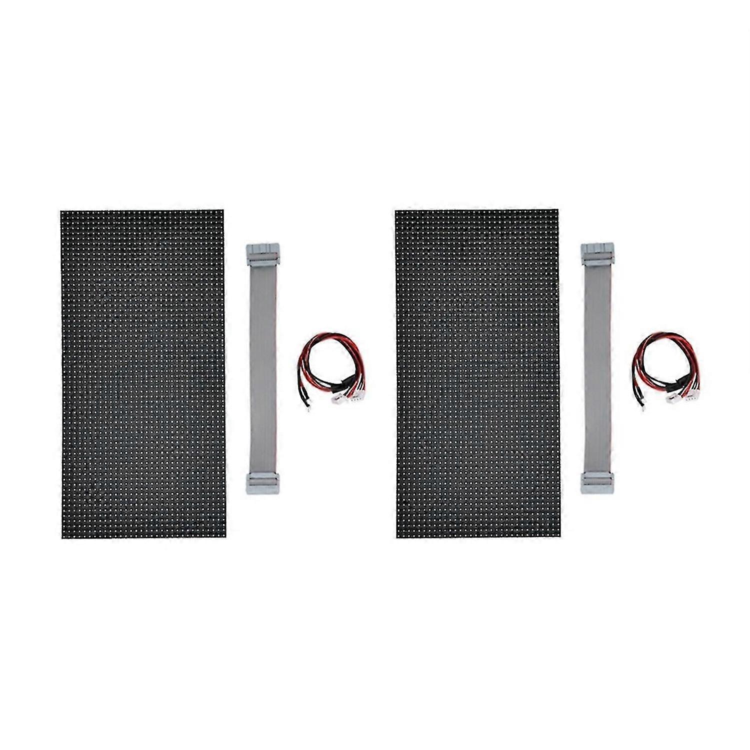 2Pcs P5 Indoor LED Screen Panel 64X32 Pixels LED Display Module