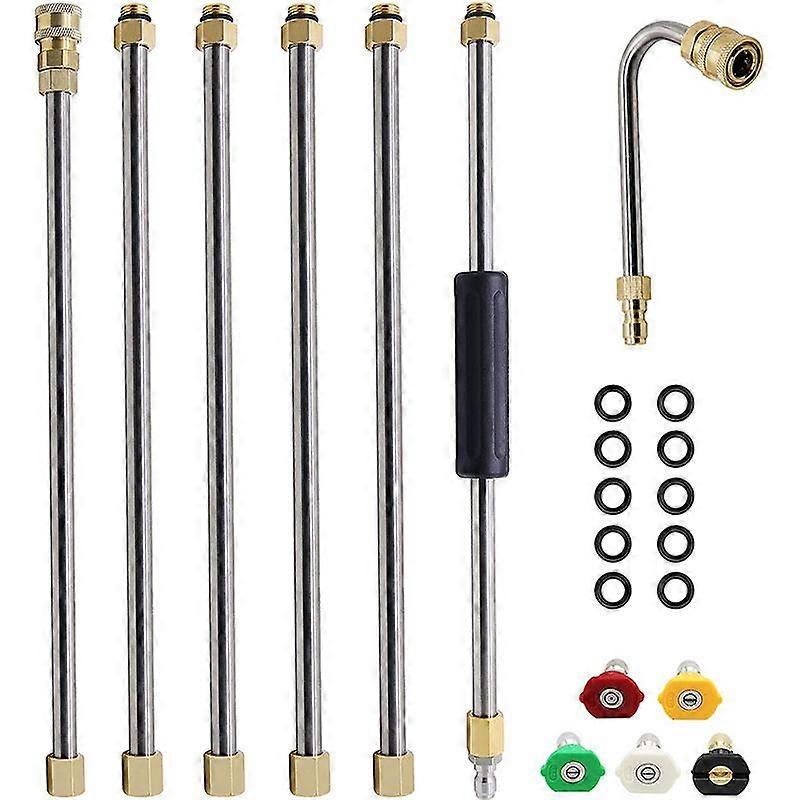 Pressure Washer Hose, Quick Connect Click Type Connector, M22 Thread - Quick