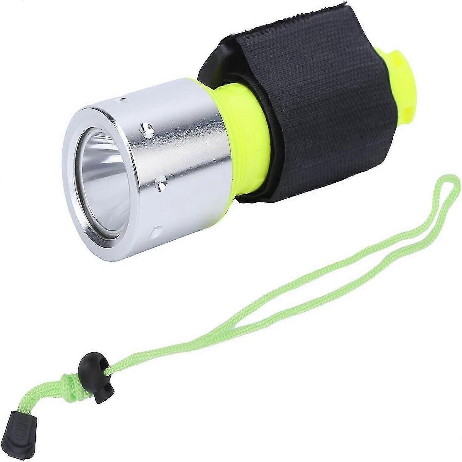 Flashlight, Mini Diving Light Hand Flashlight Portable Waterproof Light Multi-Functional Wear Resistant Diving Light