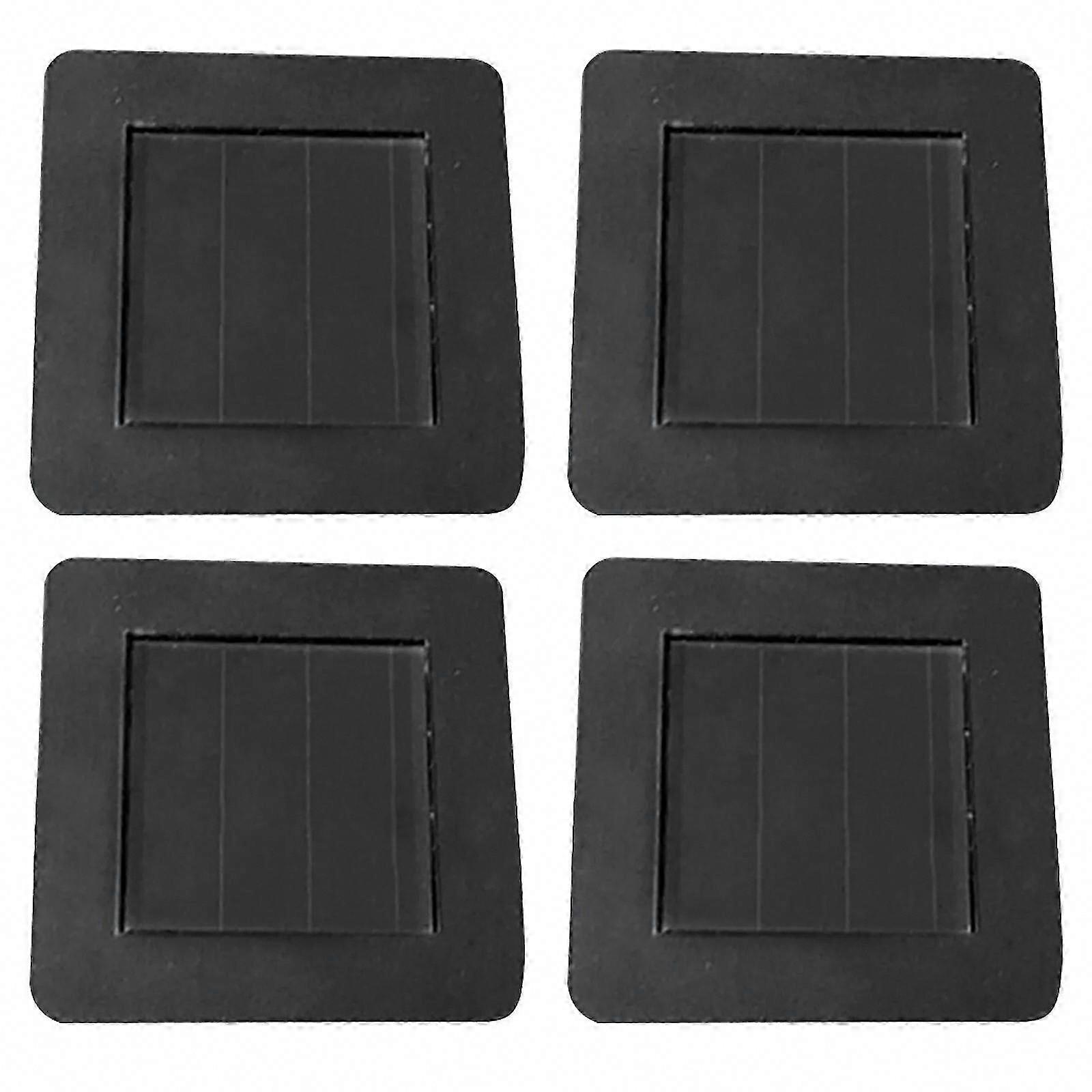 2PCS / 4PCS Remplacement de la lumière solaire Remplacement du panneau solaire carré supérieur