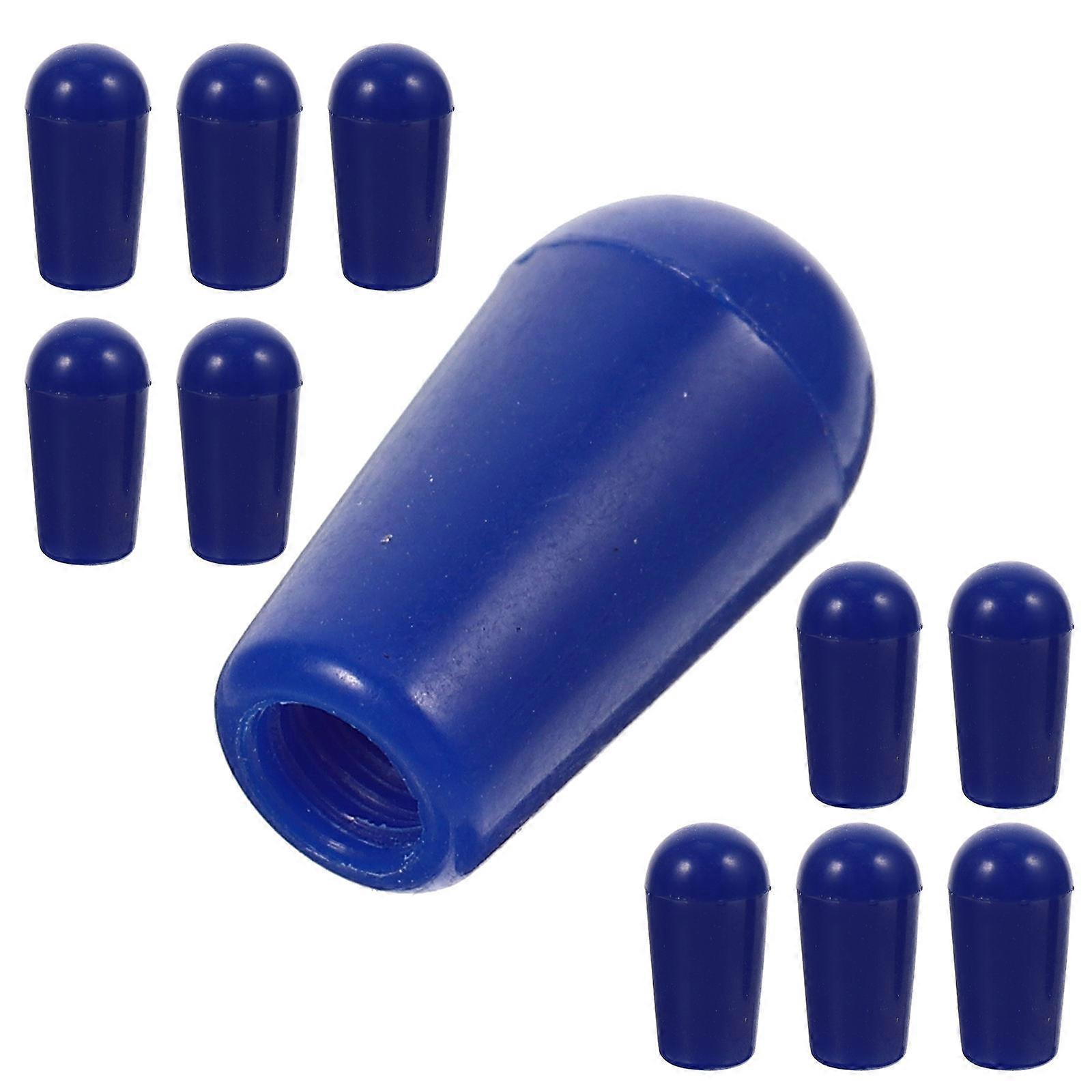 Guitar Toggle Caps Potentiometer Knobs for Guitar 50Pcs Blue Plastic
