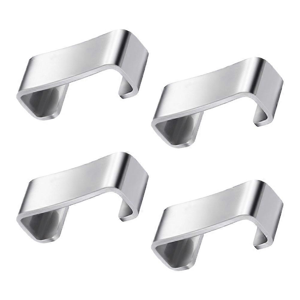 Premium Stainless Steel Chopsticks Stand for Tableware 4Pcs Silver Set