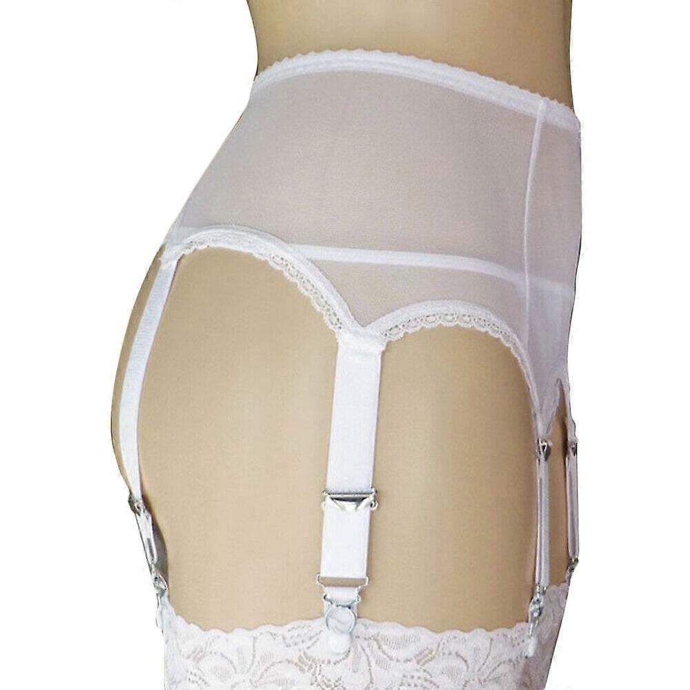 Womens 6 Straps Garter Belts Plain Color Suspender Belt Underwear Sexy Lingerie