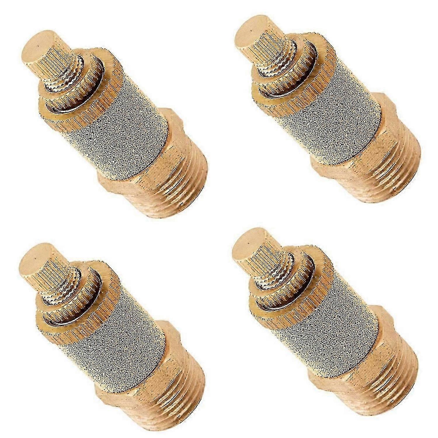 3/8 Inch NPT Dump/Slowdown/Silencer Flow Control Valve for Suspension (4-Pack) VXA4038-4