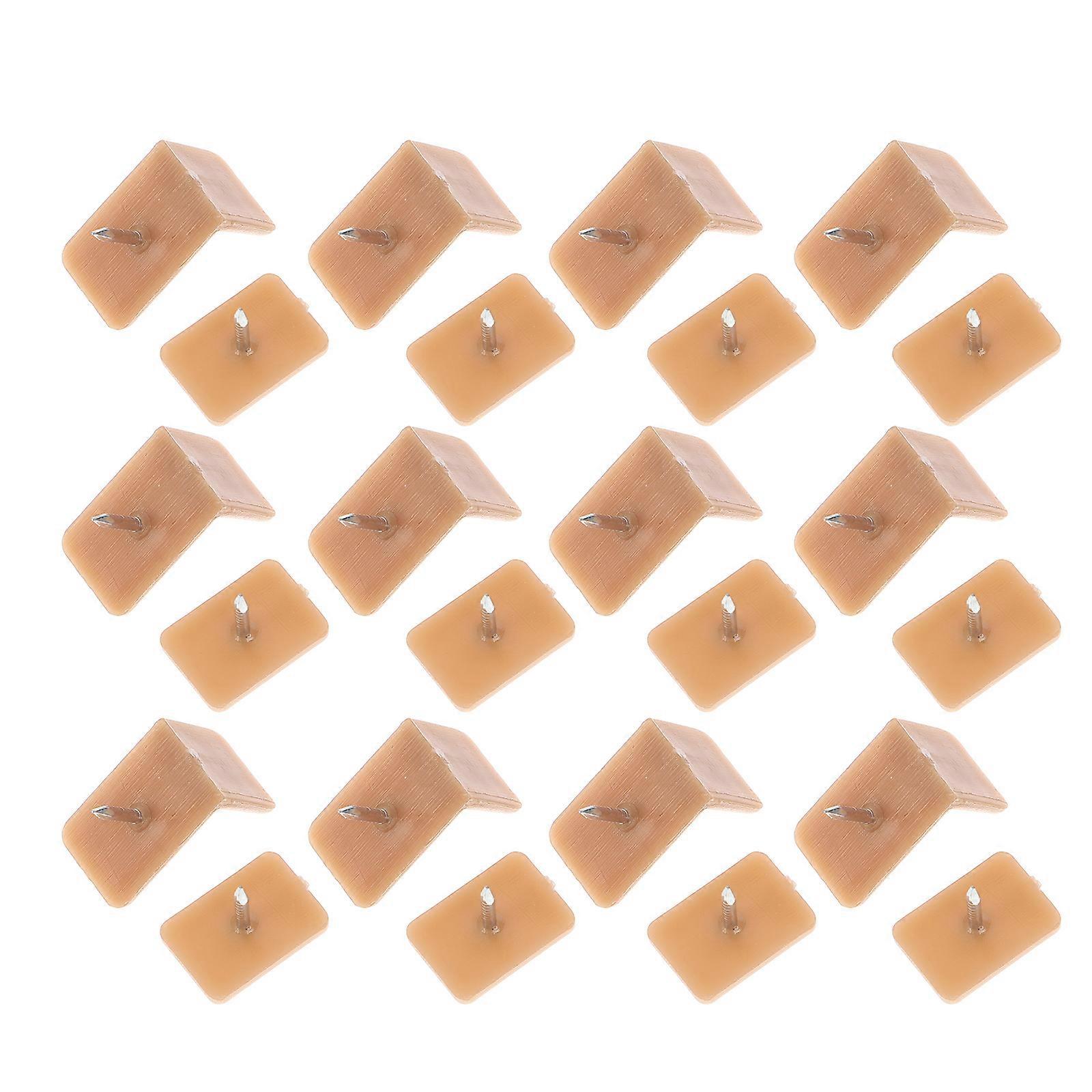 Furniture Sliders Drawer Guides for Home 30Pcs Glide Replacement Nails