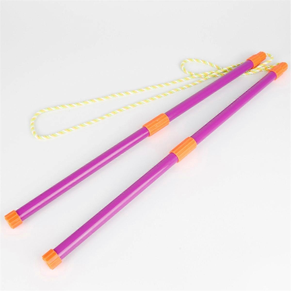 Detachable Double-Pole Bubble Rope, Colorful Bubble Ring