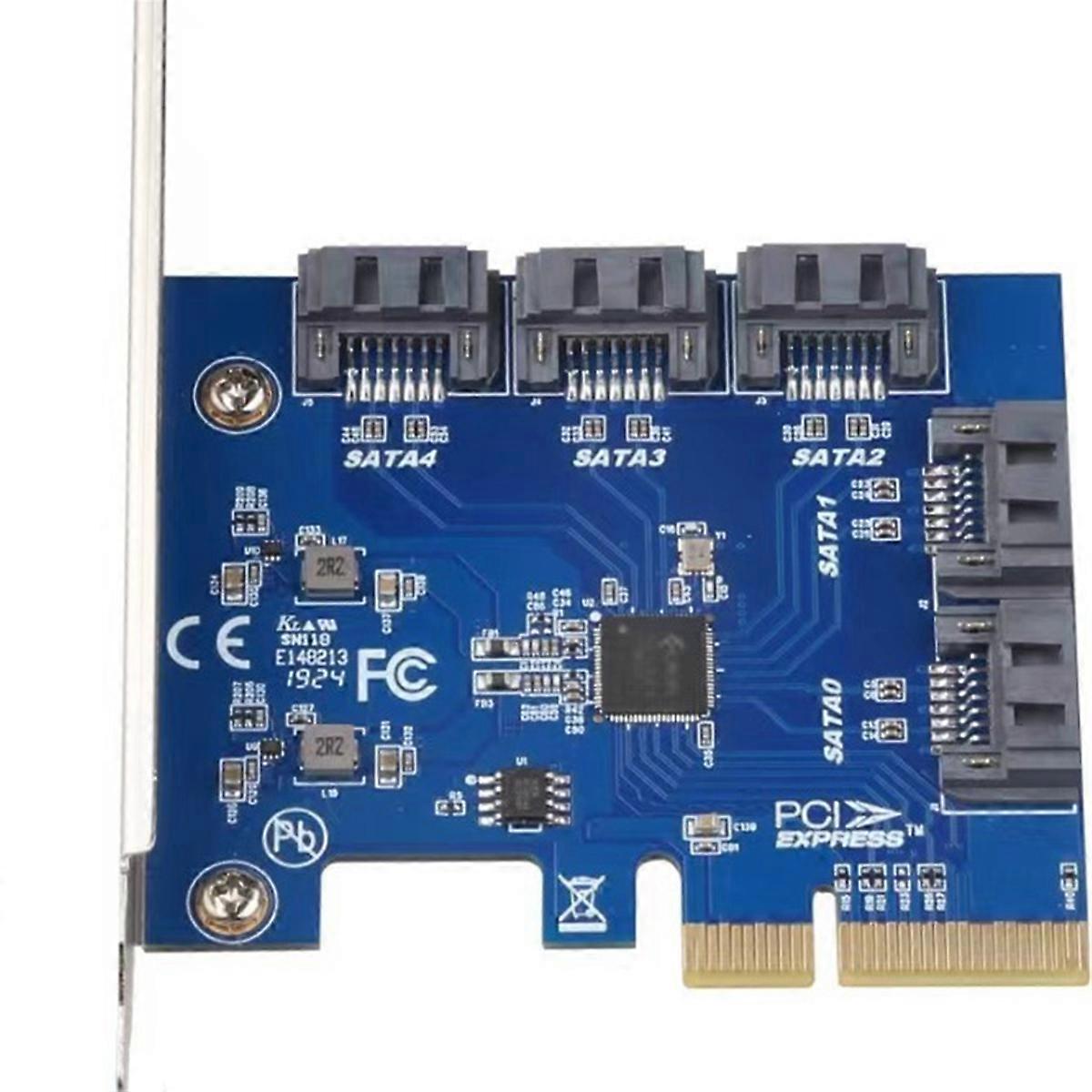 PCI-E Riser Card PCIE 3.0-4X to 5 Expansion Card