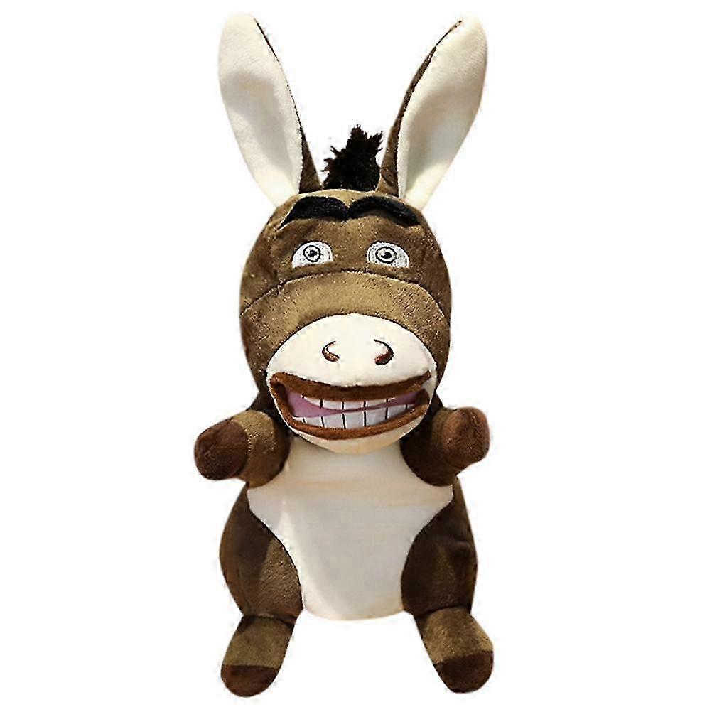 Plush Hand Puppet Donkey Lamb Panda Rabbit Soft Stuffed Animal Hand Puppet Toy for Storytelling Gift