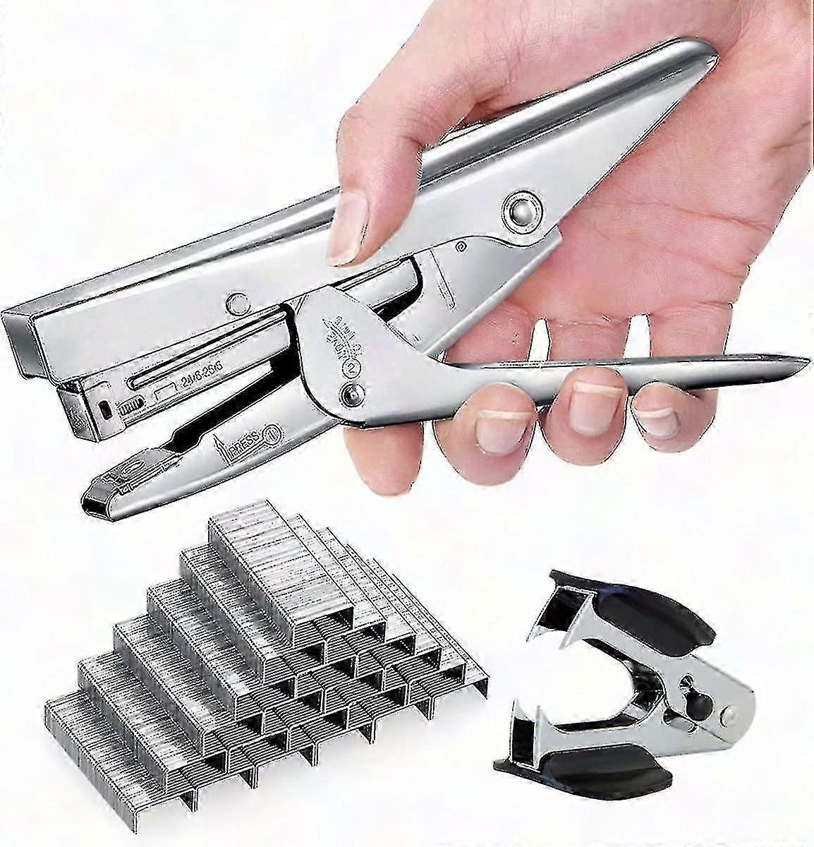 Heavy Duty Stapler with 5000 Staples & Remover, 20 Sheet Capacity, No Jam for Office, Student, Teacher Use