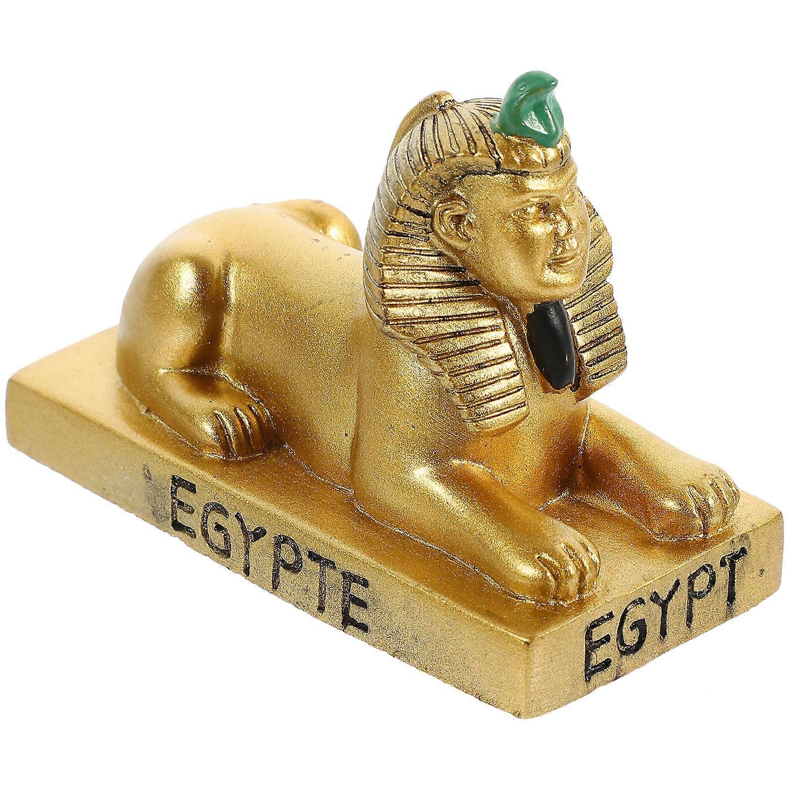 Aquarium Decor Sphinx Shaped Ornament For Home Decoration 2Pcs 7X5X3.5CM Classical Design Set