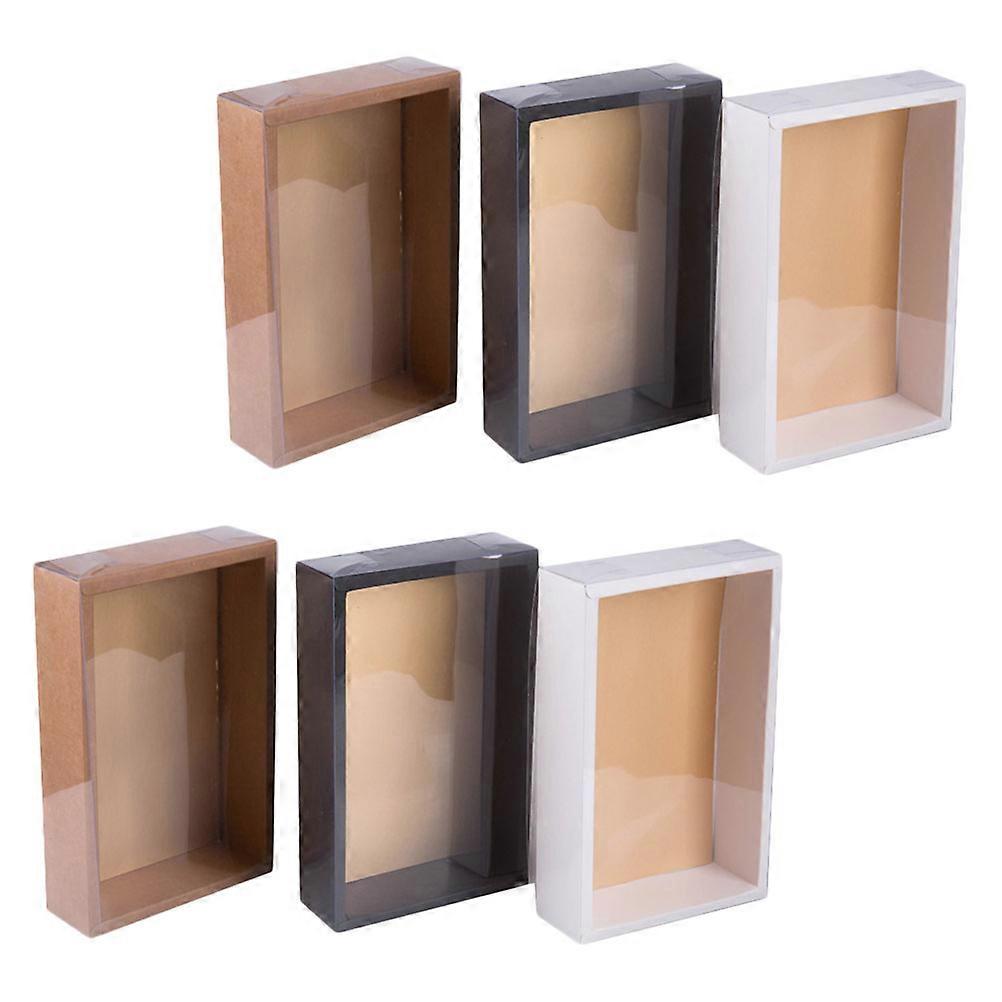 Dessert Box Packing Case Gift Packing Display Assorted Color 20x10x5cm 6Pcs