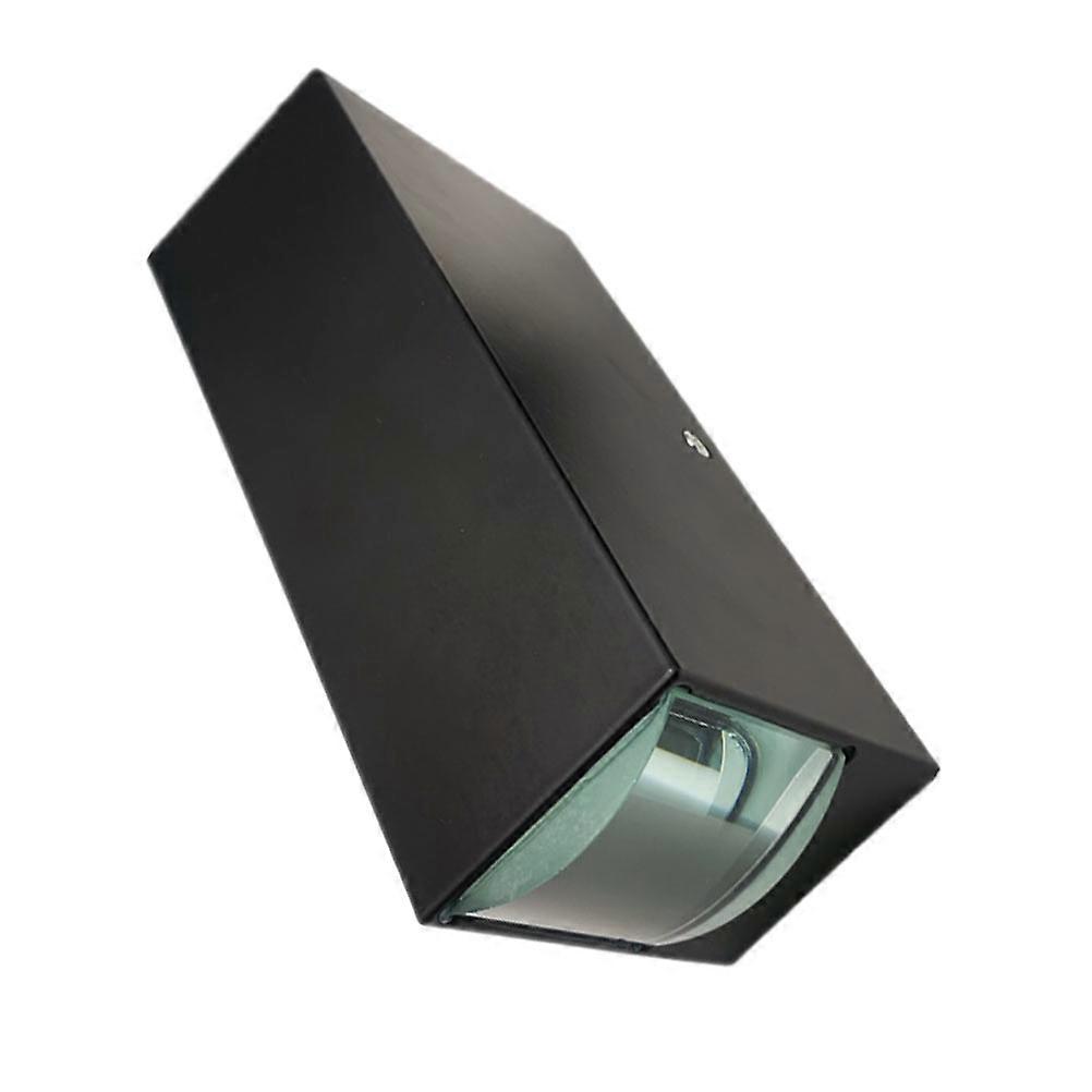 2Pcs Black LED Wall-Mounted Lamp for Indoor Use Dual-Headed Lighting