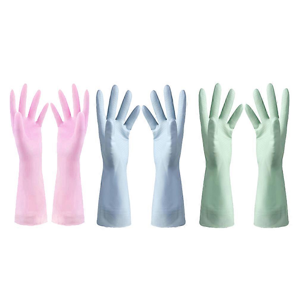 Thin Gloves Protection Rubber Gloves for Kitchen Use 6Pairs Waterproof