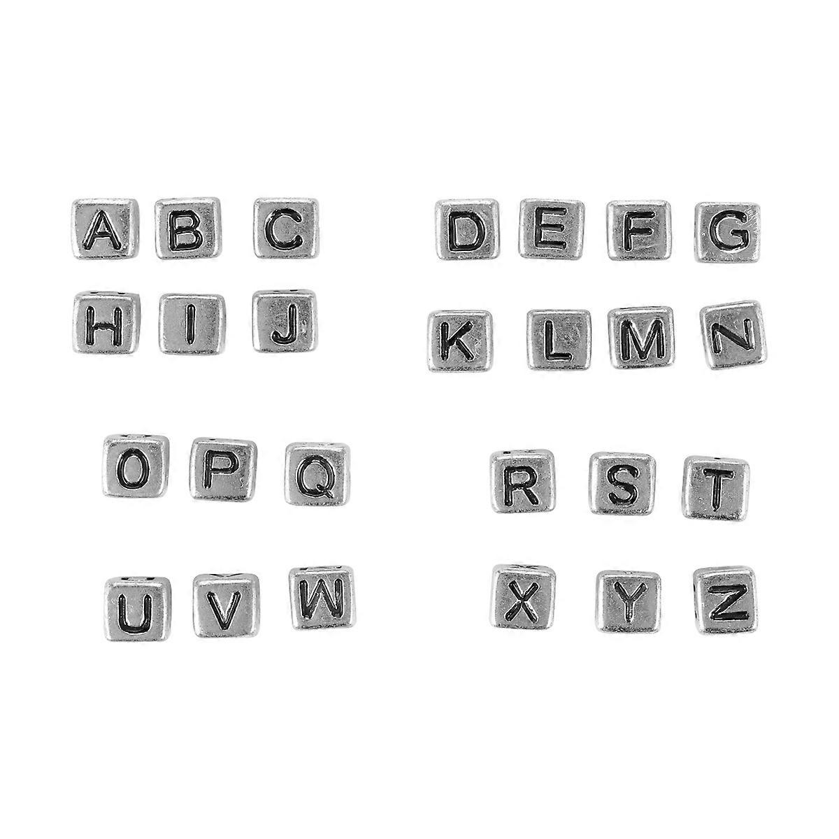 Bead for Bracelet DIY Square Letter Beads Creative Accessories 600Pcs