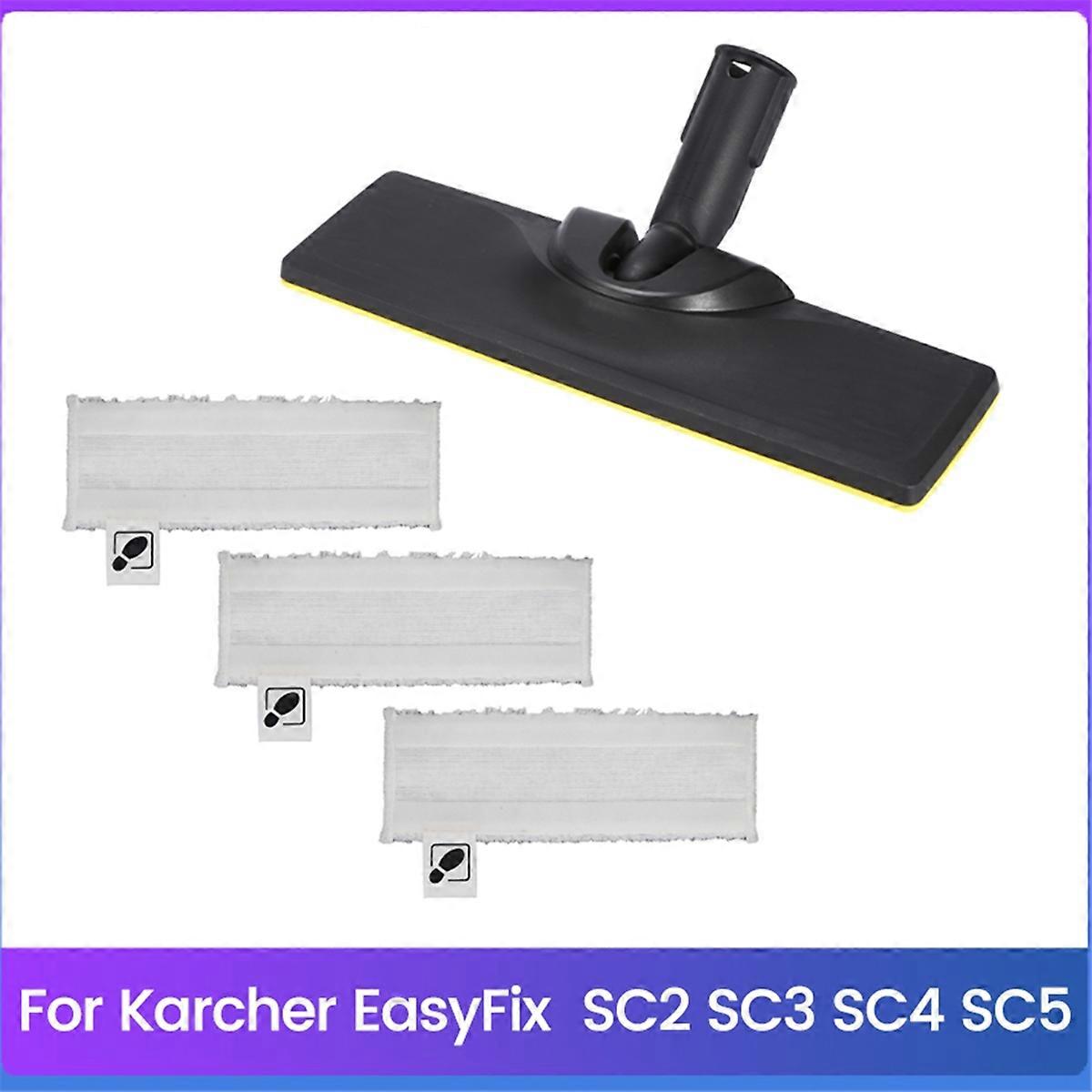 For EasyFix SC2 SC3 SC4 SC5 Steam Cleaner Parts Replacement Floor Nozzle and Microfibre Mop Cloth