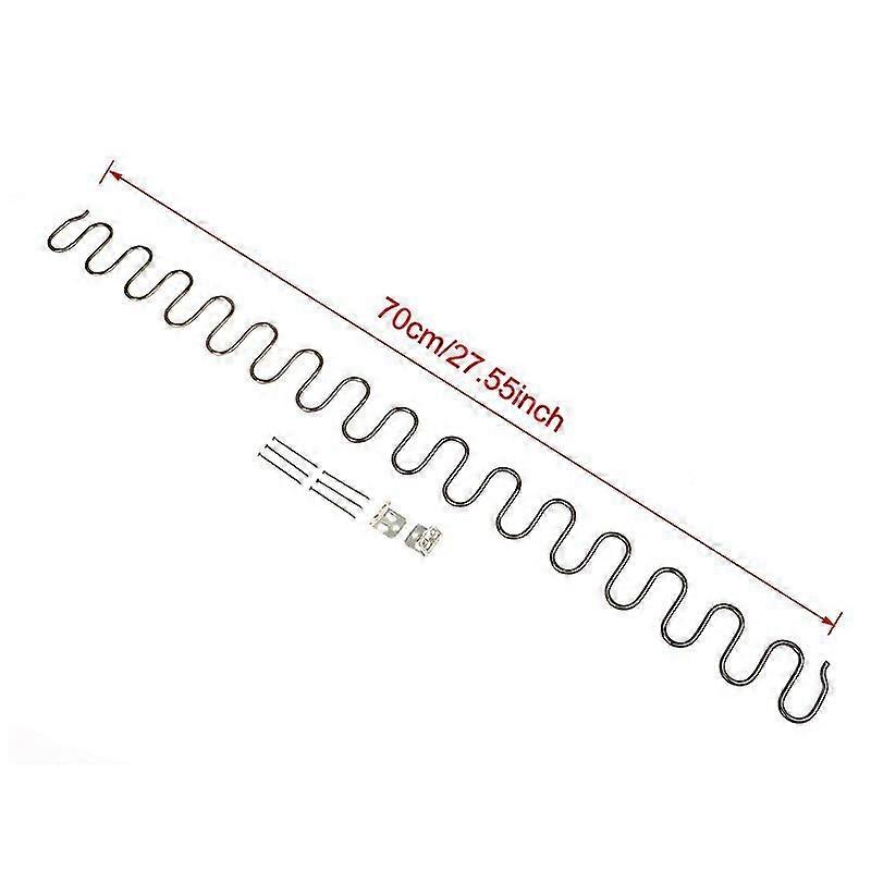 交換用ソファチェアスプリング、クリップ付き家具スプリング、45cm 50cm 60cm 65cm 70cmロング再ソートハードウェア