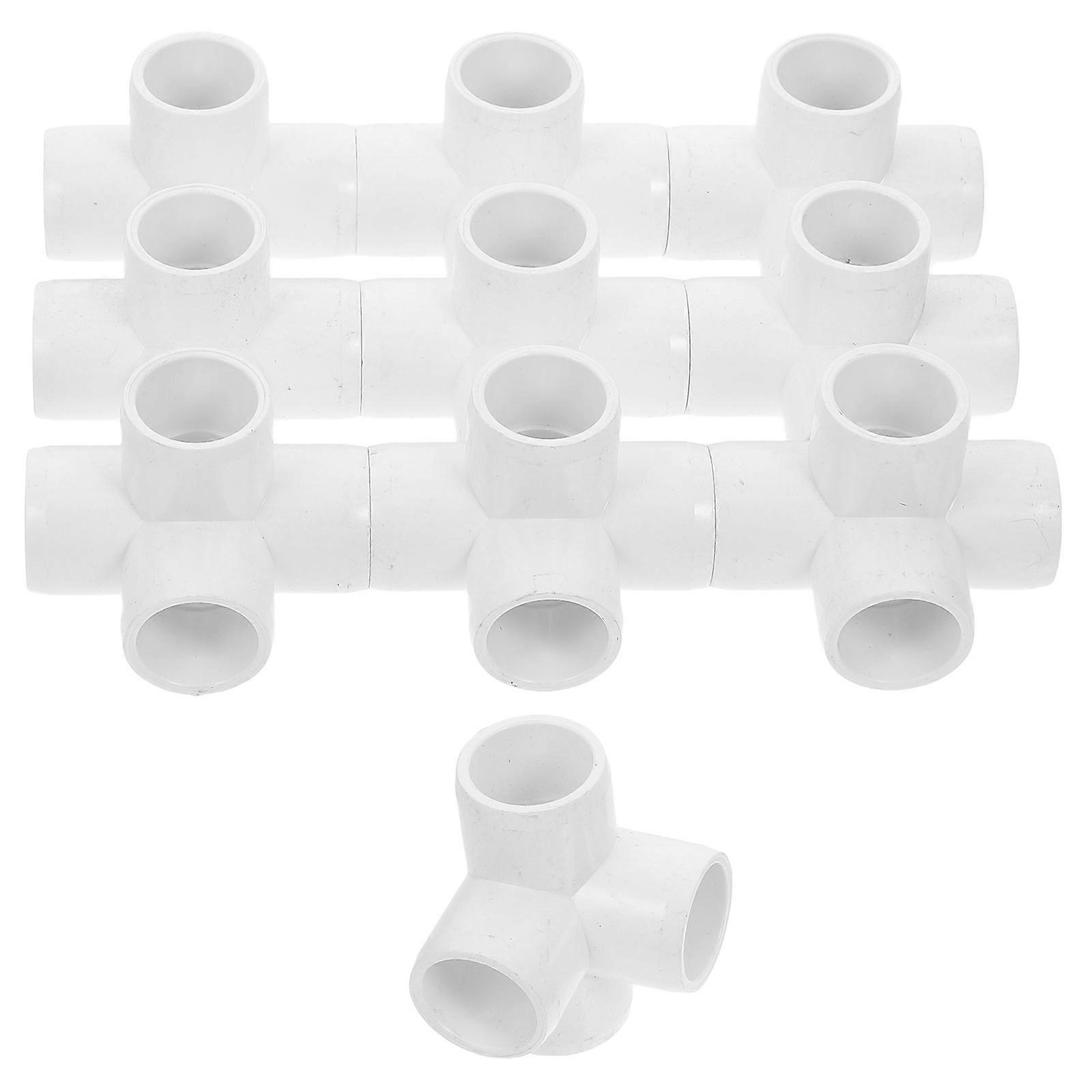 Pipe Elbows PVC Elbow Fitting for Water Pipe 20Pcs Connector