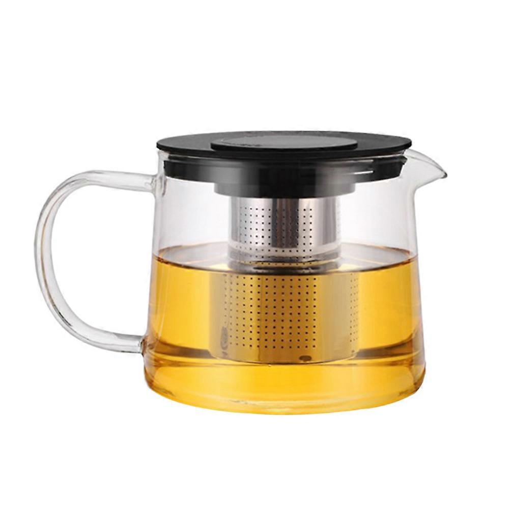 Transparent Heat Resistant Glass Teapot for Home Use 2Pcs Kettle Set