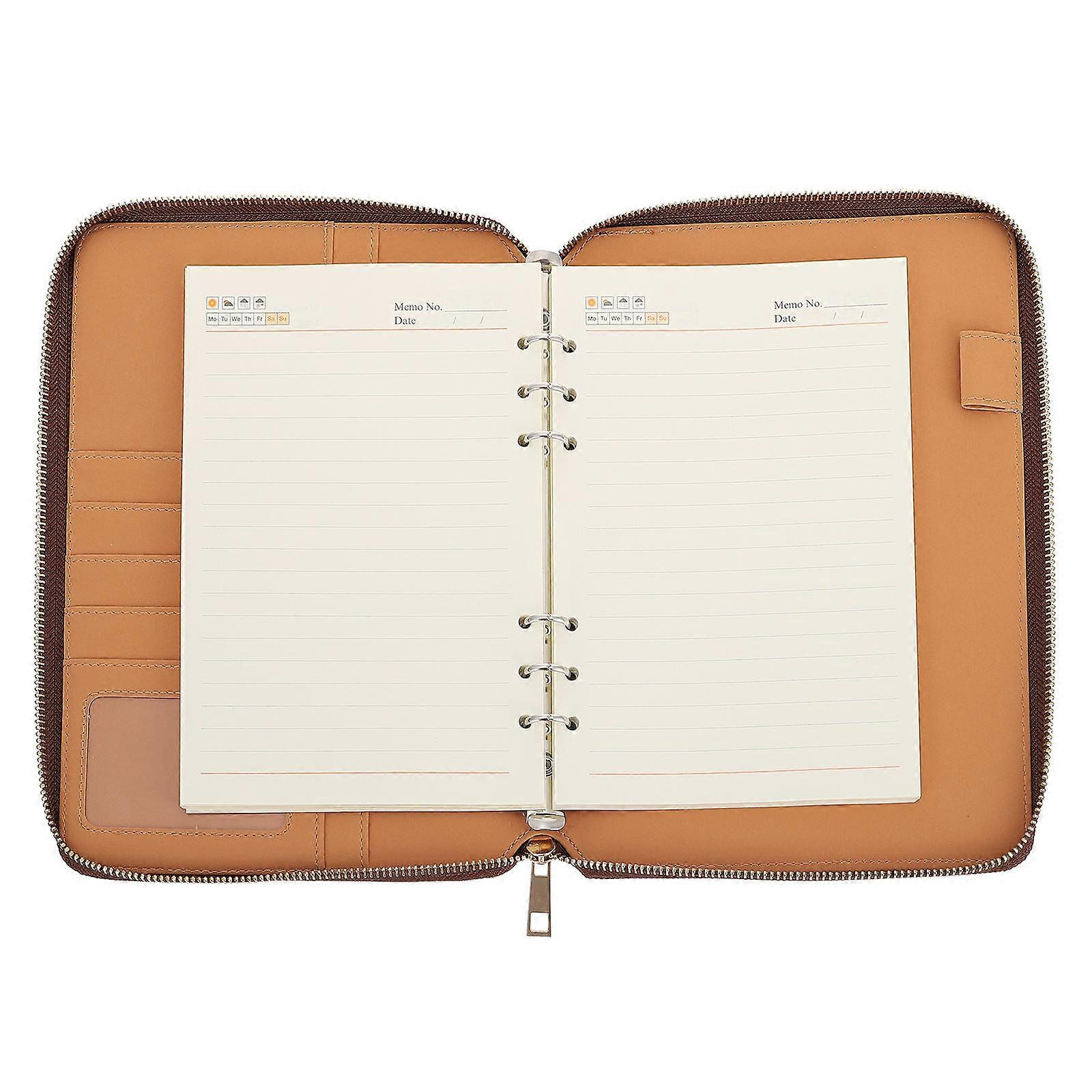 Compact Notepad Loose Leaf Notebook A5 Size Office Business Notepad For Students Recording Plans Inspiration 1Set