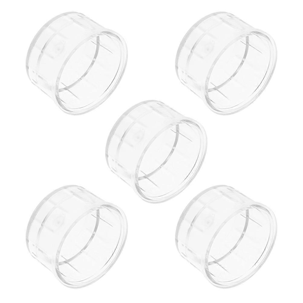 Snowk Cup Lid Plastic for Sealing 5Pcs Multi-Functional Reusable Covers