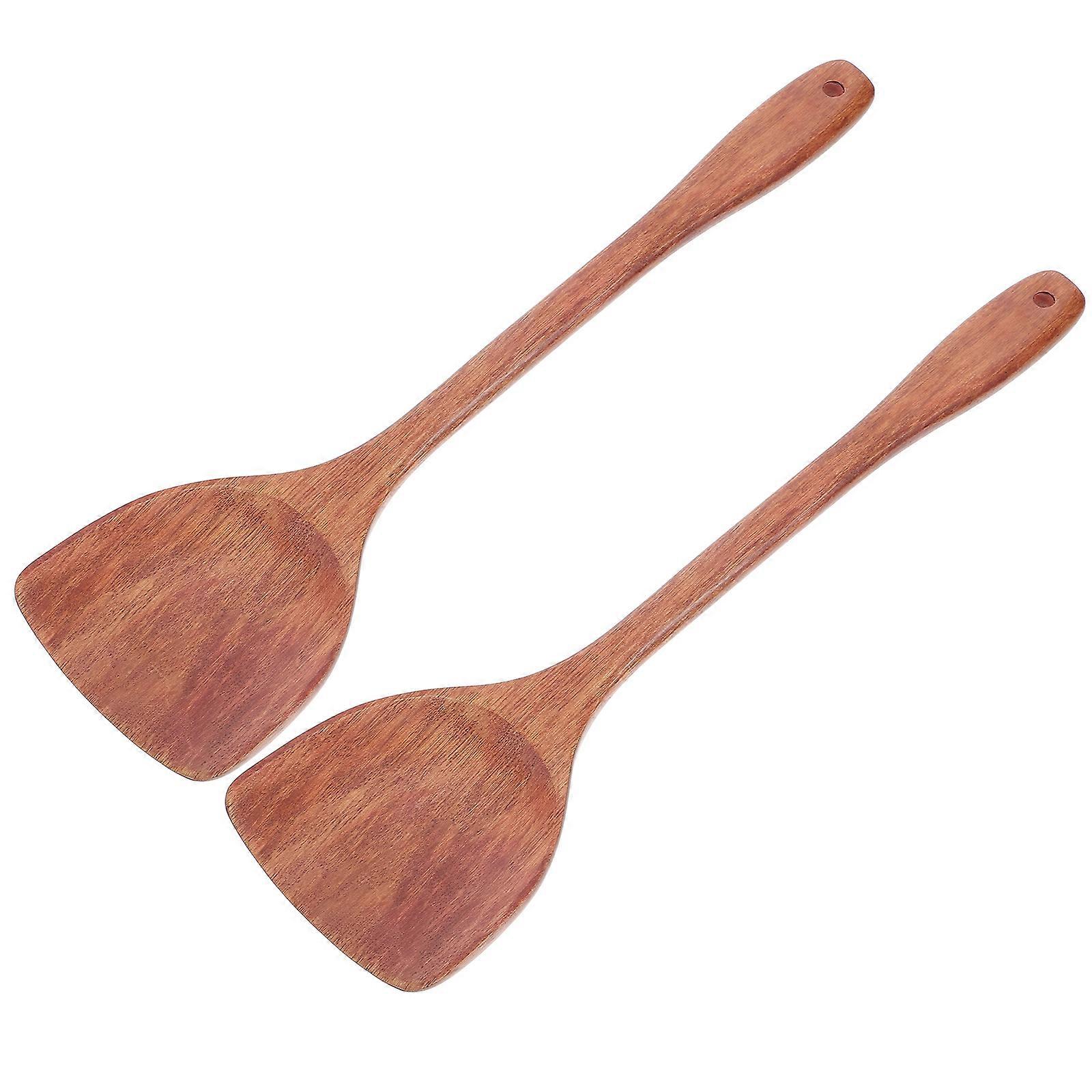 Wooden Cookware Spatulas for Non-Stick Cooking 4 Pieces