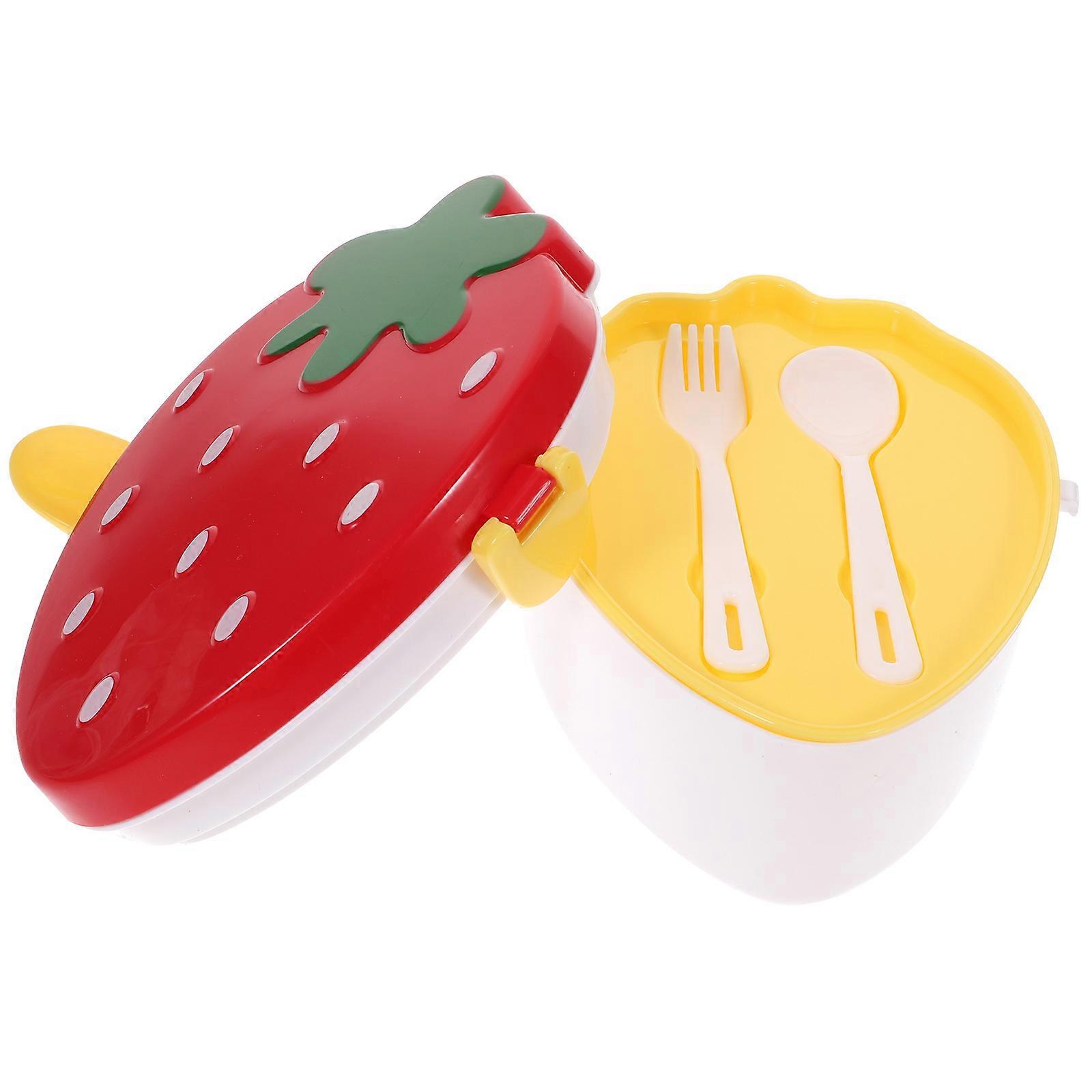 Leakproof Double Layer Lunch Box for Food Storage Portable Kids Bento
