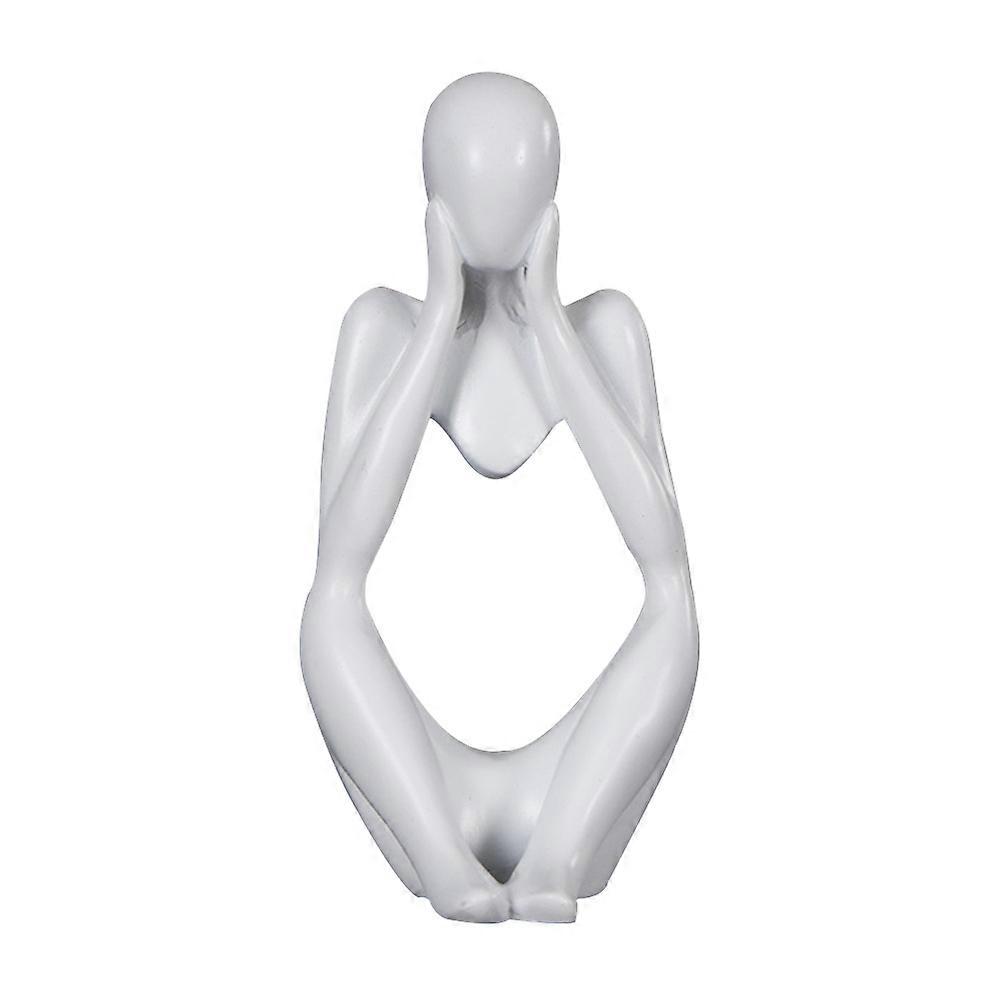 Household Abstract Decor Thinker Statue for Decoration 2Pcs Set