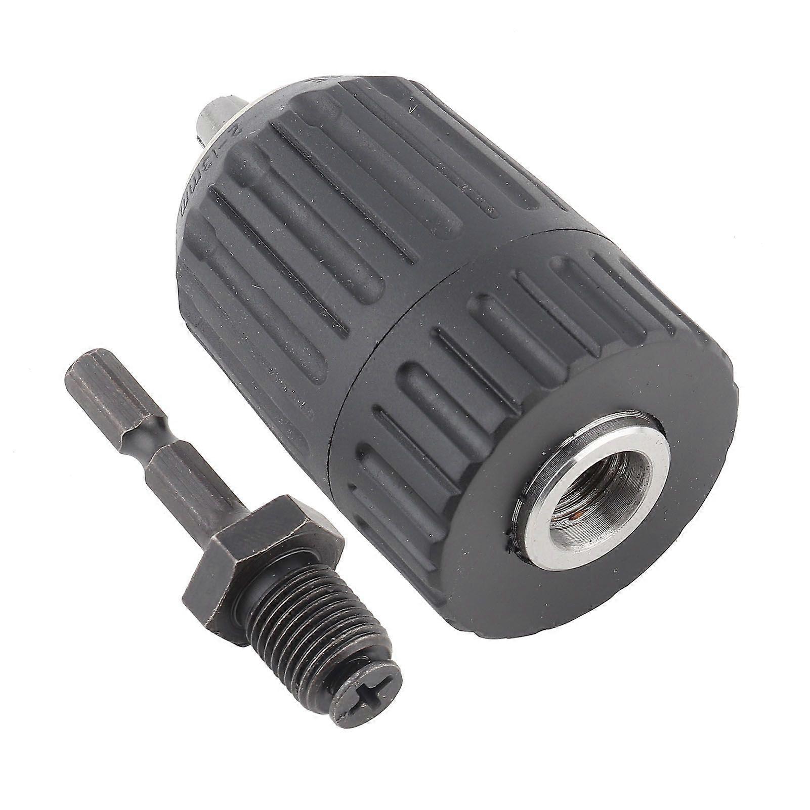 Plastic Casing 2.0-13MM 1/2-20UNF Keyless Drill Chuck   1/4 Hex Connecting Rod