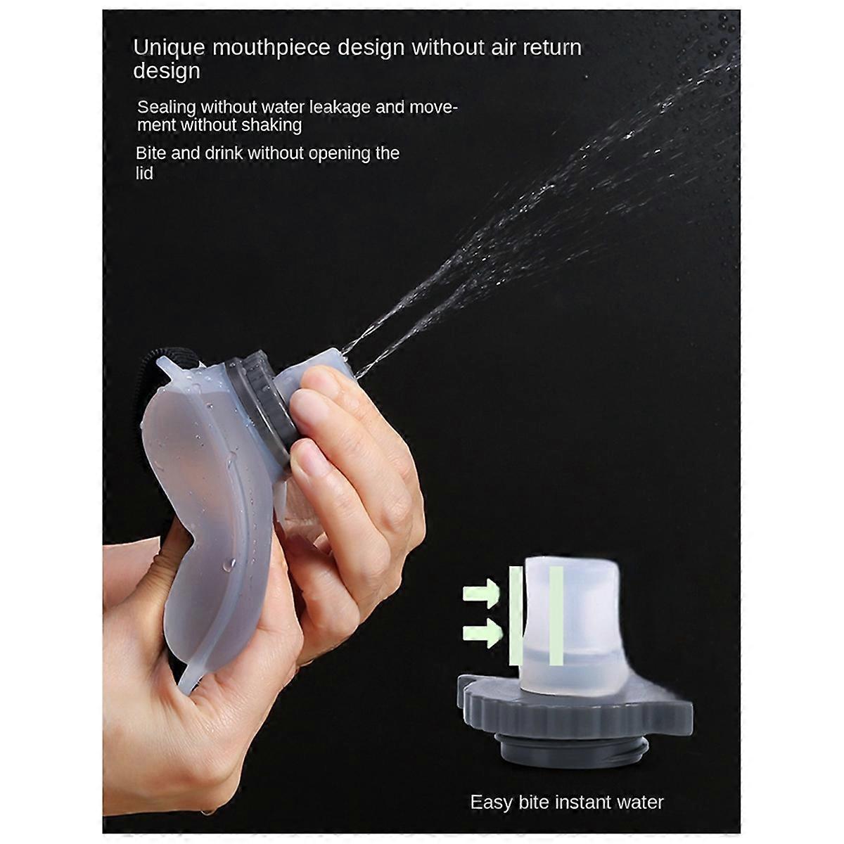 Wrist Water Bottle Cycling Marathon Hydration Supply Tool White