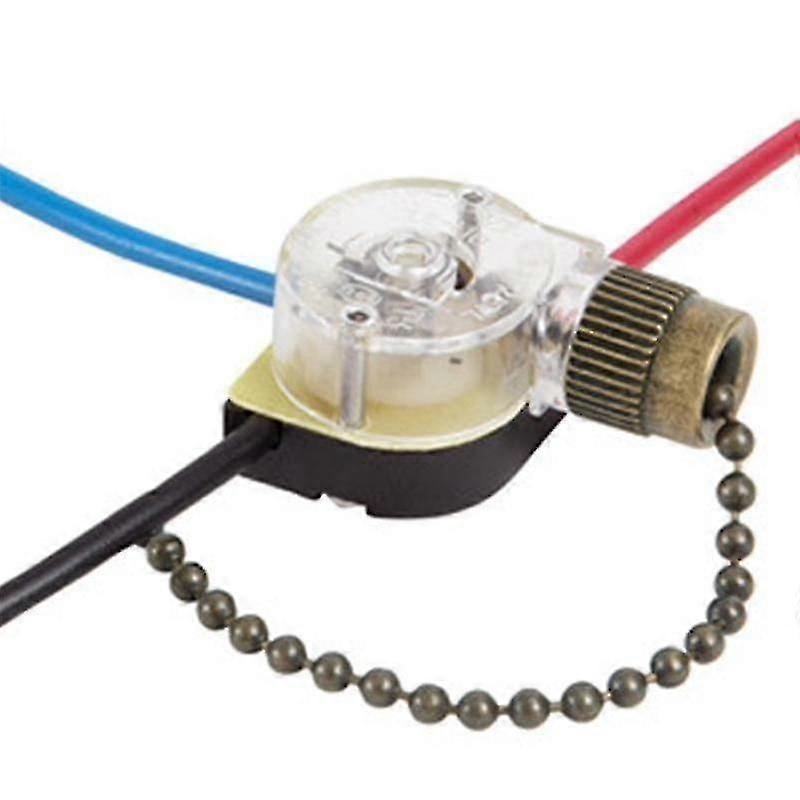 3pack Ceiling Fan Switch Ze-110 Fan Switch 3 Way Speed Fan Switch Ceiling Pull Chain Switch Rn