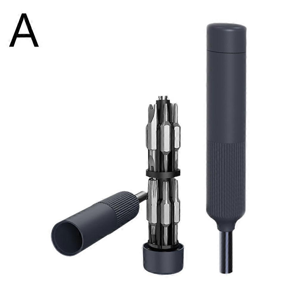 27-in-1 Double Bit Screwdriver Set Magnetic Handle 26 Bits for Phone Laptop Repair Lightweight 59g