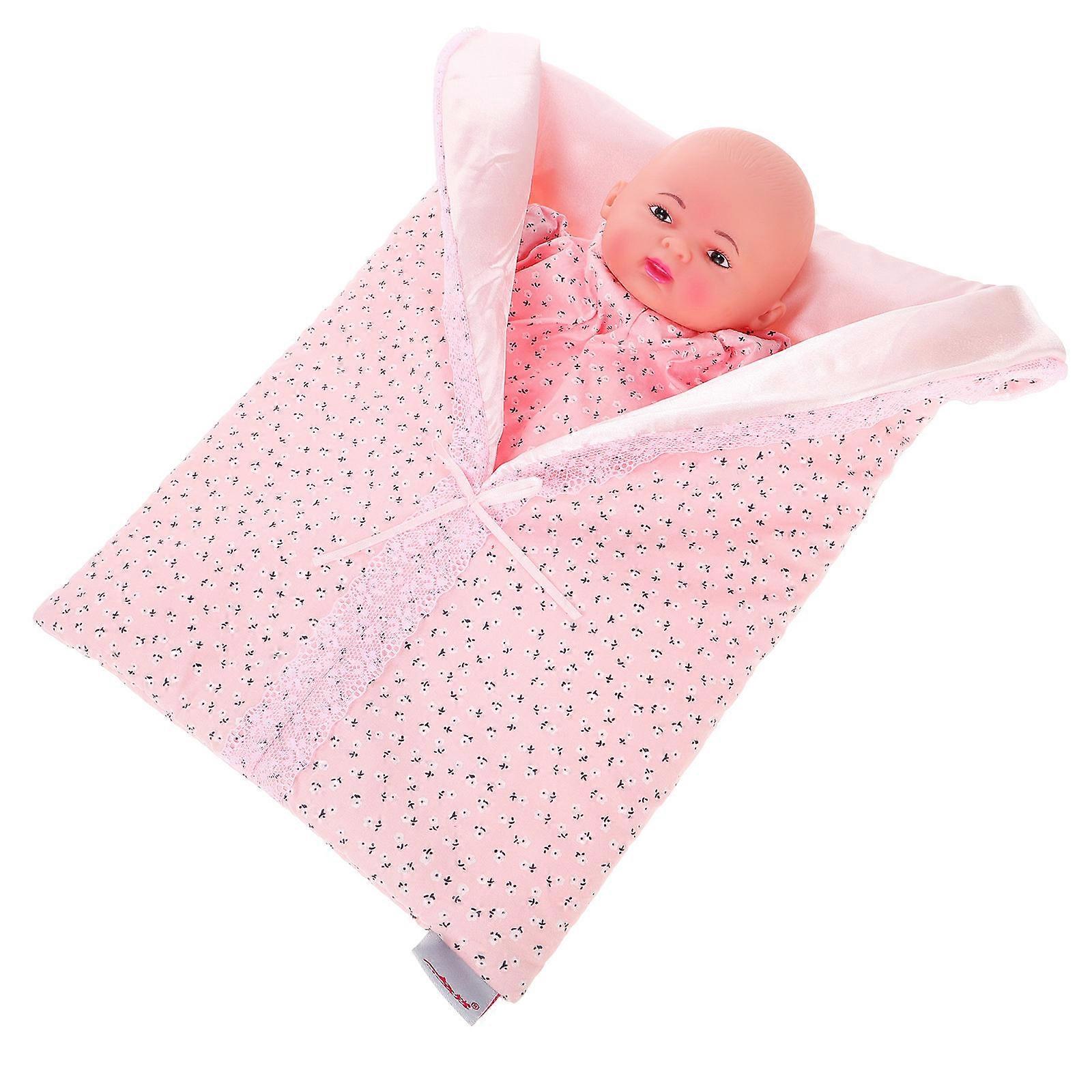 Finger Puppet Play Realistic Reborn Baby Dolls Ideal For Playtime Bedtime Story Time Soft Plush Pink 40.00X23.00X5.00CM 1Pack