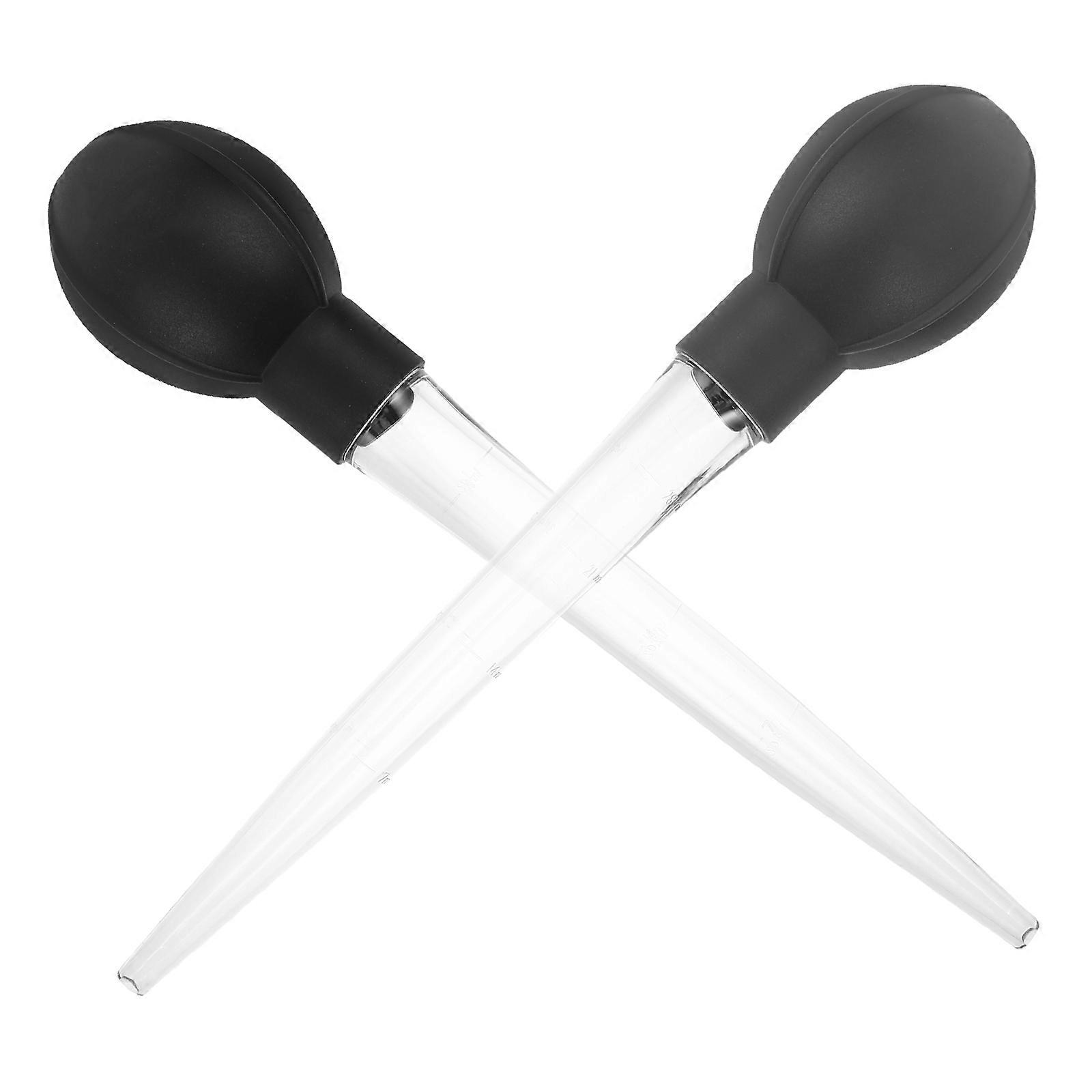 Red Wine Sampling Pump Plastic Droppers for Wine Barrel Use 2Pcs