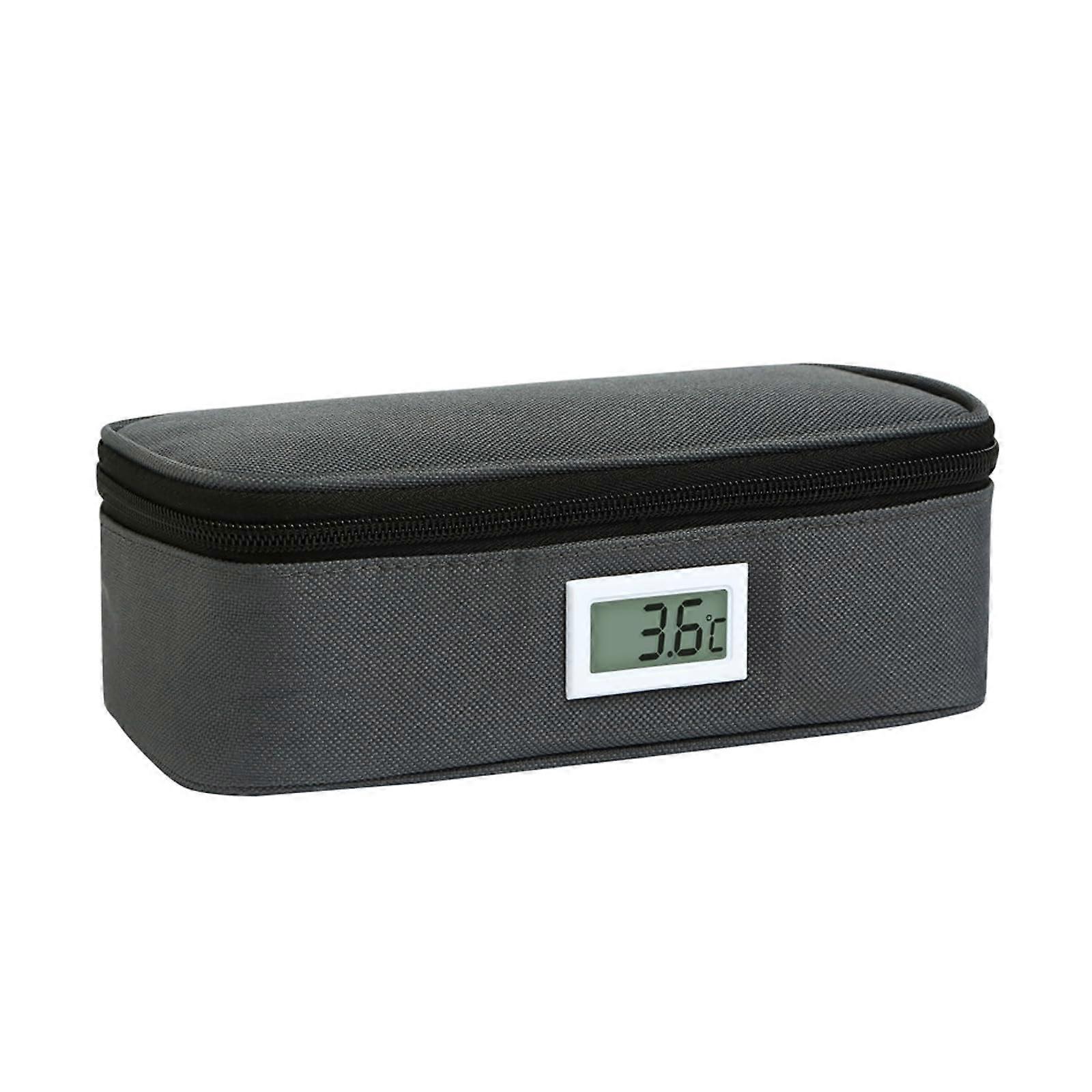 Temperature Observing Refrigerator Bag Waterproof Insulated For Excursions Temperature Display Produce Cosmetics Storage