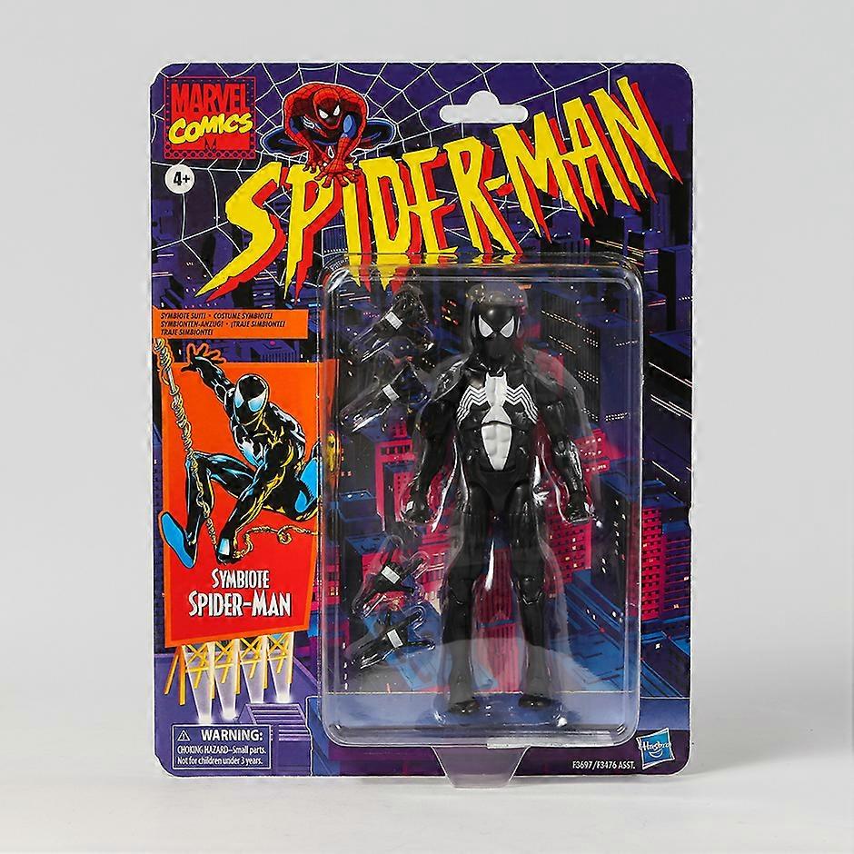 Marvel Legends Venom Retro Animated Action Figure Model Toy For Collectible Figurine