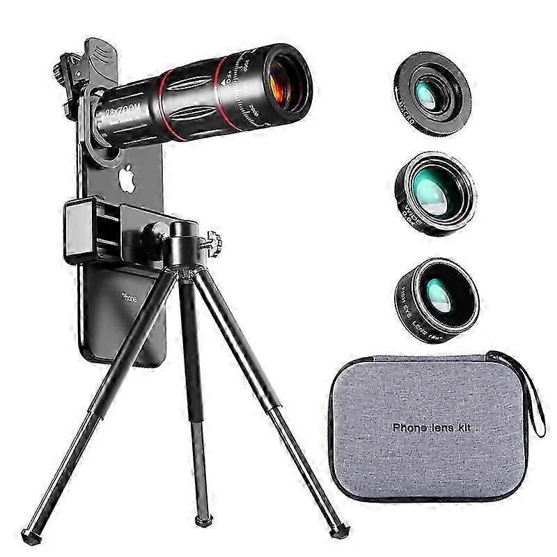 28X HD Mobile Phone Camera Lens Telescope Zoom Macro Lens For Smartphone 25-26
