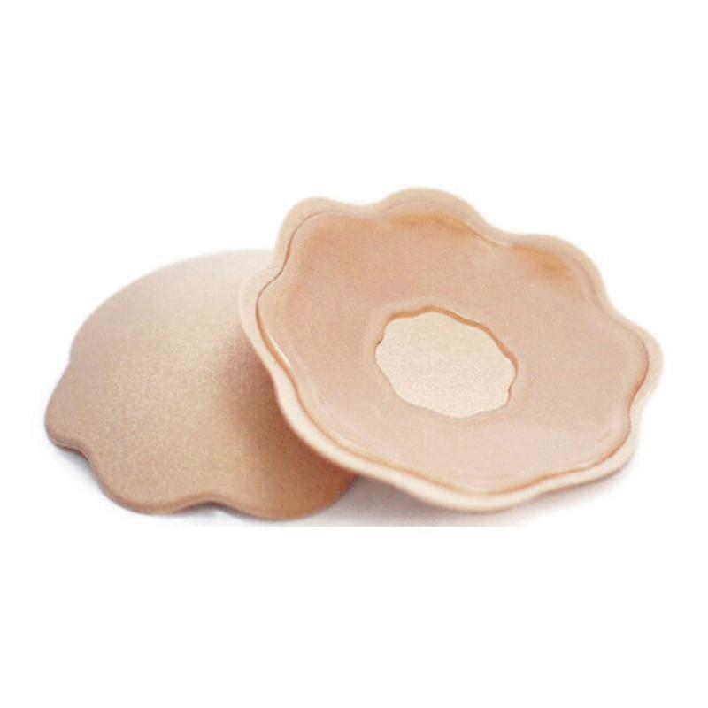 1Pair Honeycomb Silicone Chest Pads Soft Bikini Bra Insert Round Pads Enhancer Swimsuit Push-up Full 25-26s