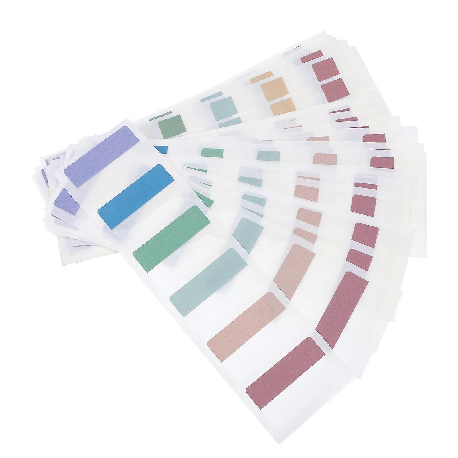 3 Packs of Fluorescent Sticky Memo Pads Memo Notes Portable Stickers Memo Pads