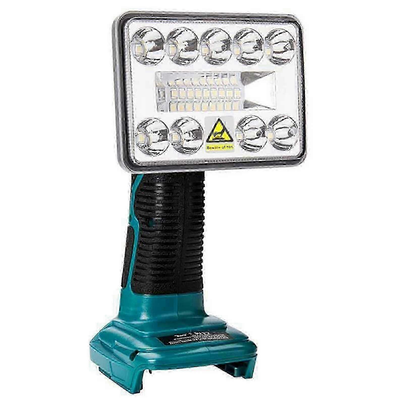 18v Spotlight Light Work Light Lamp Pivot Torch For Makita Bl1430 Bl1830